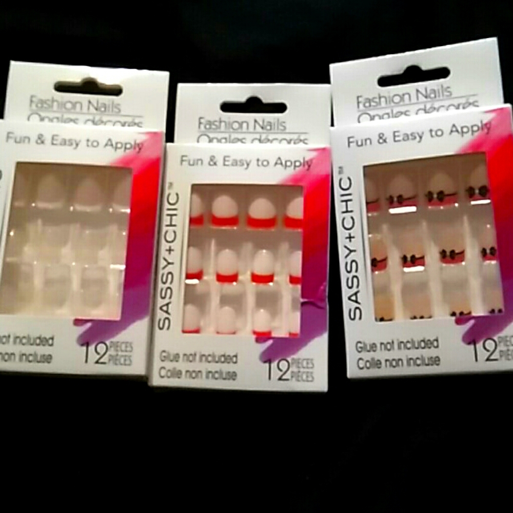 Lot of 3 12 pc packs nails
